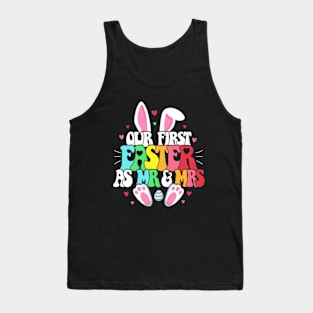 Our First Easter As Mr And Mrs Matching Couple Tank Top